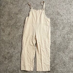 Cream Overalls